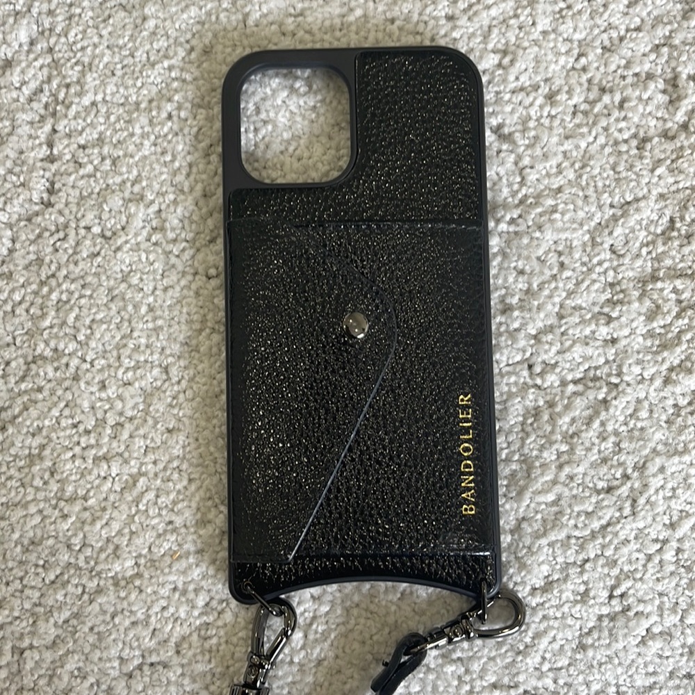 Bandolier iPhone 12 Pro Max case with wallet